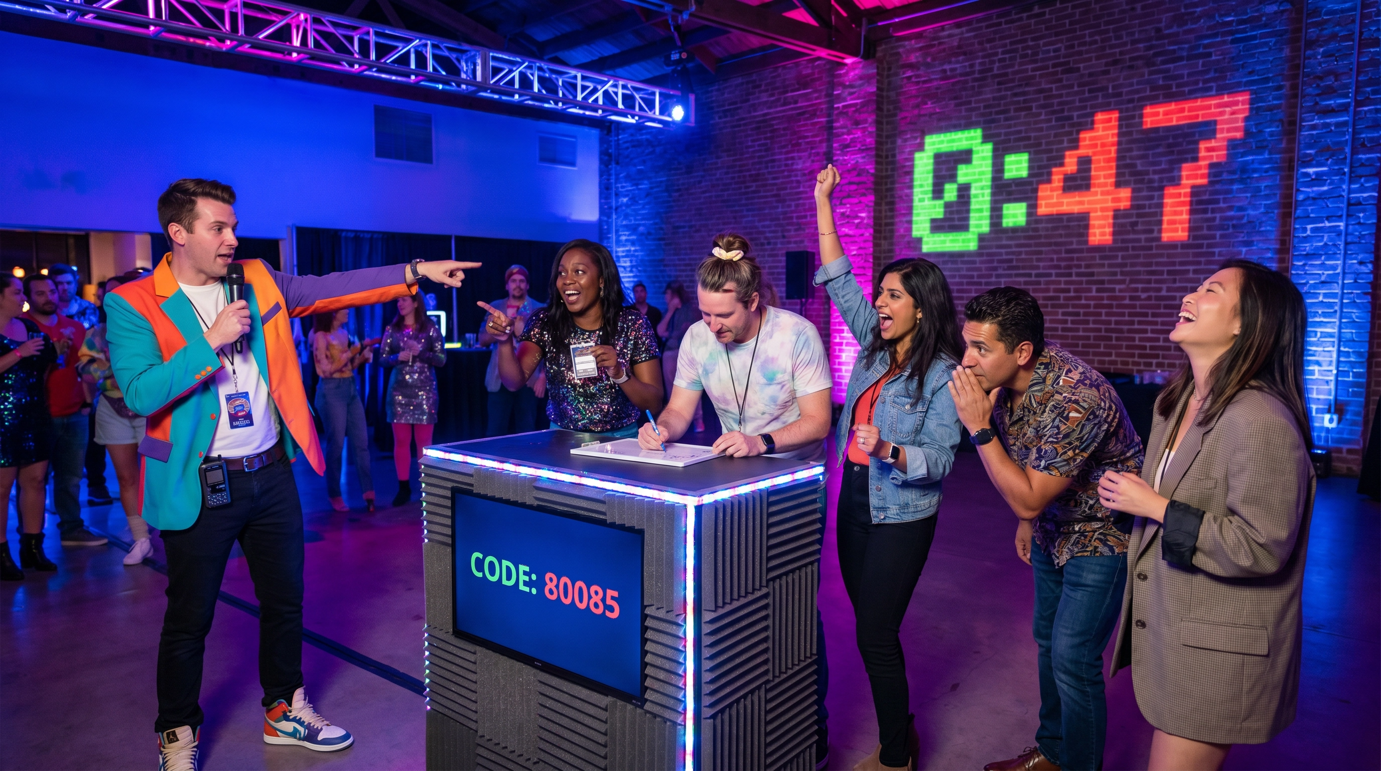 The Pager Code Challenge with a dedicated game master.
