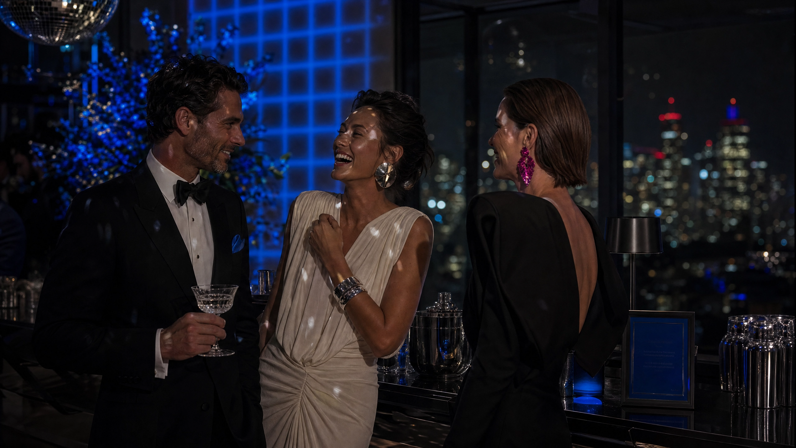 Guests get to enjoy good company and cocktails during the cocktail hour.